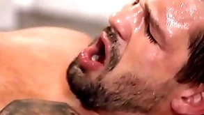 Angel rivera leaves his door straightforward when masturbating so brysen can seedy watch him doing his dissimulate with his bauble - men